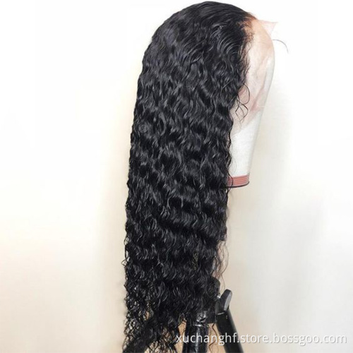 Wholesale Virgin Hair Vendor 13x4 360 Lace Frontal Human Hair Wig Brazilian Cuticle Aligned Hair Deep Curly Wave Lace Front Wigs